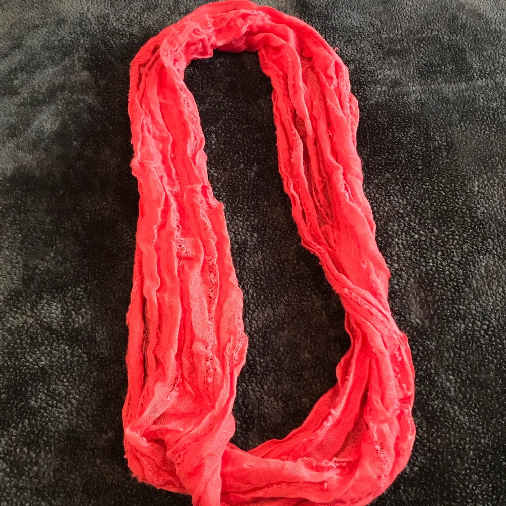 Pink Infinity Scarf